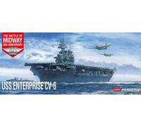Uss CV-6 The Bataille Of Midway 80th Anniversaire 1:700 Plastique Kit