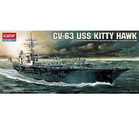 Uss CV-63 Kitty Hawk Avion Transporteur 1:800 Plastique Model Kit Academy