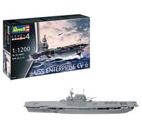 USS Enterprise CV-6 Kit Modèle En Plastique 1:1200 Revell