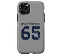 USS Enterprise CVN-65 Porte-Avions Style Vieilli Coque pour iPhone 11 Pro