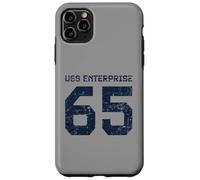 USS Enterprise CVN-65 Porte-Avions Style Vieilli Coque pour iPhone 11 Pro Max