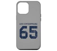 USS Enterprise CVN-65 Porte-Avions Style Vieilli Coque pour iPhone 12 Pro Max