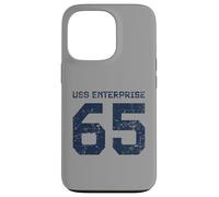 USS Enterprise CVN-65 Porte-Avions Style Vieilli Coque pour iPhone 13 Pro