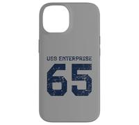 USS Enterprise CVN-65 Porte-Avions Style Vieilli Coque pour iPhone 14