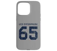 USS Enterprise CVN-65 Porte-Avions Style Vieilli Coque pour iPhone 15 Pro Max