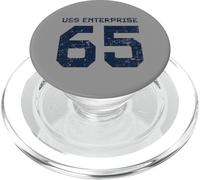 USS Enterprise CVN-65 Porte-Avions Style Vieilli PopSockets PopGrip pour MagSafe