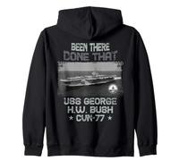 USS George H.W. Bush CVN-77 Porte-Avion US Military Sweat à Capuche