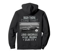 USS George H.W. Bush CVN-77 Porte-Avion US Military Sweat à Capuche