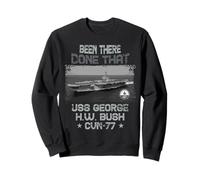 USS George H.W. Bush CVN-77 Porte-Avion US Military Sweatshirt