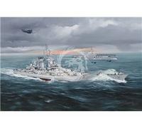 Trumpeter Maquette de bateau USS Hawaii CB-3 06740 1/700ème Promo