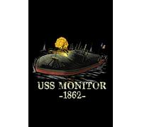USS Monitor: Naval History American Civil War USS Monitor Ironclad Ship Notebook & Journal