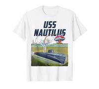 USS Nautilus SSN-571 Sous-marin nu ire SSN-571 US Army T-Shirt