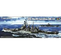 Trumpeter Maquette USS Caroline du Nord BB-55 1:700 Kit TR05734