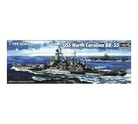 Trumpeter Maquette USS Caroline du Nord BB-55 1:700 Kit TR05734