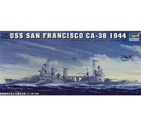 Maquette Bateau Uss San Francisco Ca-38 1944 Trumpeter 05310 1/350ème Maquette C