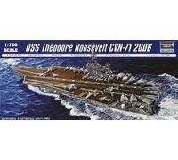Uss Theodore Roosevelt CVN-71 2006 Ship Bateau Porte-Avion Plastique Kit 1:700