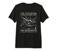 USS Washington Guadalcanal WWII Histoire navale T-Shirt Haut de Gamme