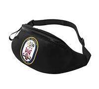 USS Wichita LCS 13 Sac de Taille pour Hommes et Femmes Poitrine de Voyage réglable Sac de Taille de Course en Plein air