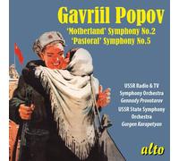 Ussr Radio & Television So/ Provotarov - Gavriil Popov: Symphony No. 2 Motherland & Symphony No. 5 Pastoral [Compact Discs]