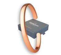 USTeckno Bracelet 100 % cuivre pur forgé à la main. Fabriqué avec du cuivre massif de calibre élevé et des bienfaits pour la santé. Améliorez votre bien-être avec style.., One size, Cuivre pur, Cuivre