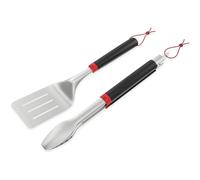 Weber Set d’ustensiles de Barbecue / 2 pièces, composé d’Une Pince et d’Une spatule, poignée Ergonomique, Compatible Lave-Vaisselle (3401326)