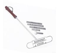 Ustensile de barbecue personnalisable 27 cm perche 55 lettres