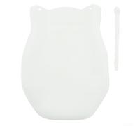 Ustensile de cuisine en silicone pour pétrir la pâte et faire des purées, indispensable pour les cuisiniers à domicile (blanc, grand)