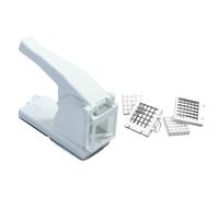 Ustensile de cuisine - Fackelmann - Coupe frite - 2 grilles de découpe - Acier inoxydable - 27x14.5x9.2 cm