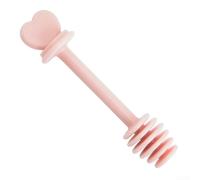 Ustensile de mélange compact en plastique avec contact amélioré pour un mélange lisse des sirops de sucre de miel et de crème laitière (1 (2 (rose))