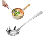 Ustensile de service à pâtes - Cuillère de service à spaghetti, passoire en acier inoxydable | Louche de cuisine résistante à la chaleur, outil de vidange à long manche pour nouilles, dîners, chefs