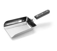 Forge Adour Spatule coudée Large POM Ustensile plancha Manche noir