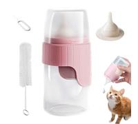 Ustensile pour chiot, outil d'approvisionnement pour animaux de compagnie orphelins, fermeture anti-déversement, tétine en silicone souple, distributeur de formule portable, aide nutritionnelle