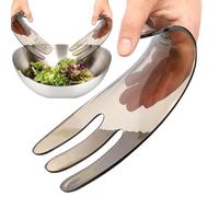 Ustensiles À Salade Pour Le Service - Cuillères Ergonomiques | Pince Alimentaire | Pour Cuisiner À La Maison Préparer Repas Festifs Au Bar Ou À La Charcuterie Avec Chefs Lors Buffets Grillades Et