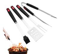 Ustensiles De Barbecue | Acier Inoxydable de Haute Résistance | Pelle Spatule pour Cuisson Exterieure,pour Cuisine Plage Jardin Camping Fête Pique-Nique Papa Petit