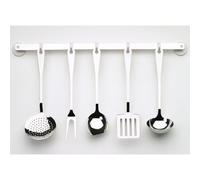Alessi | AJM19S5 L - Set de Couverts de Cuisine Design, Acier Inoxydable, Ensemble de 5 Pièces, Brillant.