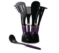 Ustensiles de cuisine - BERLINGERHAUS - Purple Eclipse Collection - 7 pièces - Nylon - Résistant à 220°C