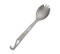 Ustensiles de cuisine de Camping multifonctionnels à crochet, en alliage de Ti, ustensiles de voyage de Camping avec cuillère, fourchette, ouvre-bouteille, cuillère Spork