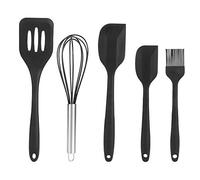 Ustensiles de cuisine en silicone régler les ustensiles de cuisine sans bâton manche ergonomique spatule pelle à l'œuf à toxicomanie pour cuisiner la cuisson à la maison cuisine