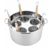 Ustensiles de cuisine for la cuisson pâtes 3/4/5 avec couvercle passoire for cuisiner for à domicile(5 Holes)