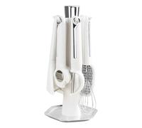 Ustensiles de cuisine - Fouet à œufs avec support intégré, poignée ergonomique, ustensiles de cuisine pour restaurant et maison