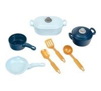 Theo Klein - Ustensiles de cuisine robustes pour enfants - Cocotte, casserole et poêle - Dès 2 ans