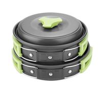 Ustensiles de cuisine portables - EINNENFFER - Lot de 8 - Aluminium - Léger - Pour 1 à 2 personnes