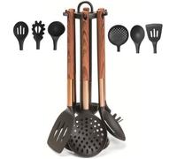 Ustensiles de Cuisine - Spatule - 7 pièces - Nylon haute qualité - Résistant à 210°C - Ergonomique