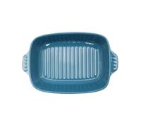 Ustensiles de cuisson Poignée à oreille en diamant, conception de style four rectangulaire Plaques de four(Blue,Petit)