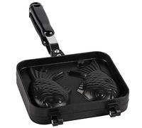 Ustensiles de Cuisson pour Gaufres, Poêle Antiadhésive avec 2 Faces, Double Couche, Machine électrique Taiyaki Antiadhésive en Forme de Poisson, Revêtement de Moule en Acier