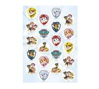 Dekora - Décoration Coméstible en Forme de Mini Disque pour Gâteaux d'Anniversaire pour Enfants de Pat Patrouille - 3,4 cm