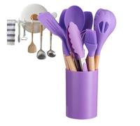 Ustensiles de en silicone, de en silicone pour la, de 12 pièces avec seau de rangement antiadhésif pour restaurant, appartem