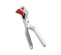 Ustensiles de levage professionnels rembourrés en silicone pour restaurants et cuisines à domicile Pinces antidérapantes en acier inoxydable