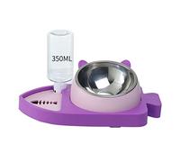 Ustensiles de nourriture pour animaux de compagnie mignon chat chien alimentation multicolore bouteille d'eau 3 en 1 bol d'alimentation et d'eau pour chat fontaines à boire pour chat fontaine à boire
