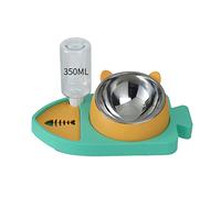 Ustensiles de nourriture pour animaux de compagnie mignon chat chien alimentation multicolore bouteille d'eau 3 en 1 bol d'alimentation et d'eau pour chat fontaines à boire pour chat fontaine à boire